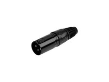 Monoprice 3-Pin DMX Terminator - Black, W/ An Anodized Aluminum Locking XLR Body