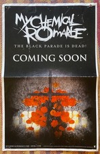 My Chemical Romance The Black Parade Is Dead - Promo Poster 2008 - 11X17 RARE