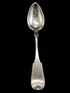 Rare Late 1850's Early 1860’s Coin Silver Spoon Marked Doron & Hone Philadelphia