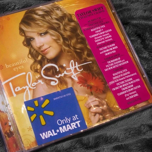 Taylor Swift Beautiful Eyes Walmart CD/DVD Limited Edition 2008 SEALED NEW