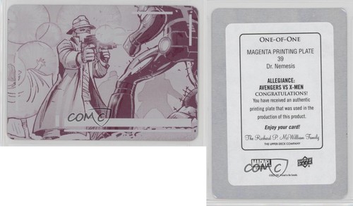 2023 Allegiance Avengers vs X-Men Printing Plate Magenta Achievement 1/1 #39 - Picture 3 of 3