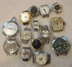 Lot Of 14 Vintage Watches. Ingraham, Timex Expedition, Ingersoll. All Working!