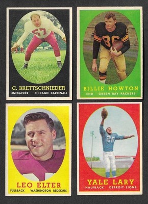 1958 Topps Football SET BREAK:  Choose Your Card (#001 to #077)