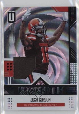 2018 Panini Unparalleled Victorious Memorabilia Whirl /50 Josh Gordon #VT-JG 0q3