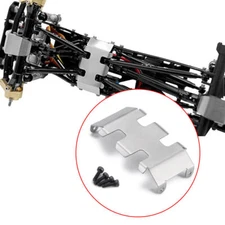 Stainless Steel Chassis Armor Guard Skid Plate For SCX24 1/24 RC Car Part