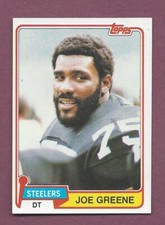 RAZOR SHARP  PACK FRESH 1981 TOPPS #495 JOE GREENE .99 SH R310