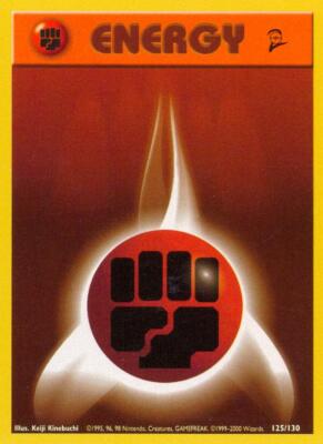 Pokemon Fighting Energy (125/131) Base Set 2 HP | eBay