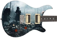 Guitar Skin Axe Wrap Re-skin Bass Reface DIY Soldiers at Wars End 1448