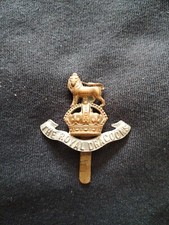 1st Royal Dragoons Cap Badge Crimp Marked Slider