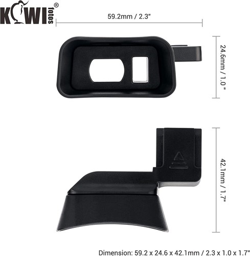 JJC KE-XE4 Camera Eyecup For Fujifilm X-E4 - Picture 2 of 6