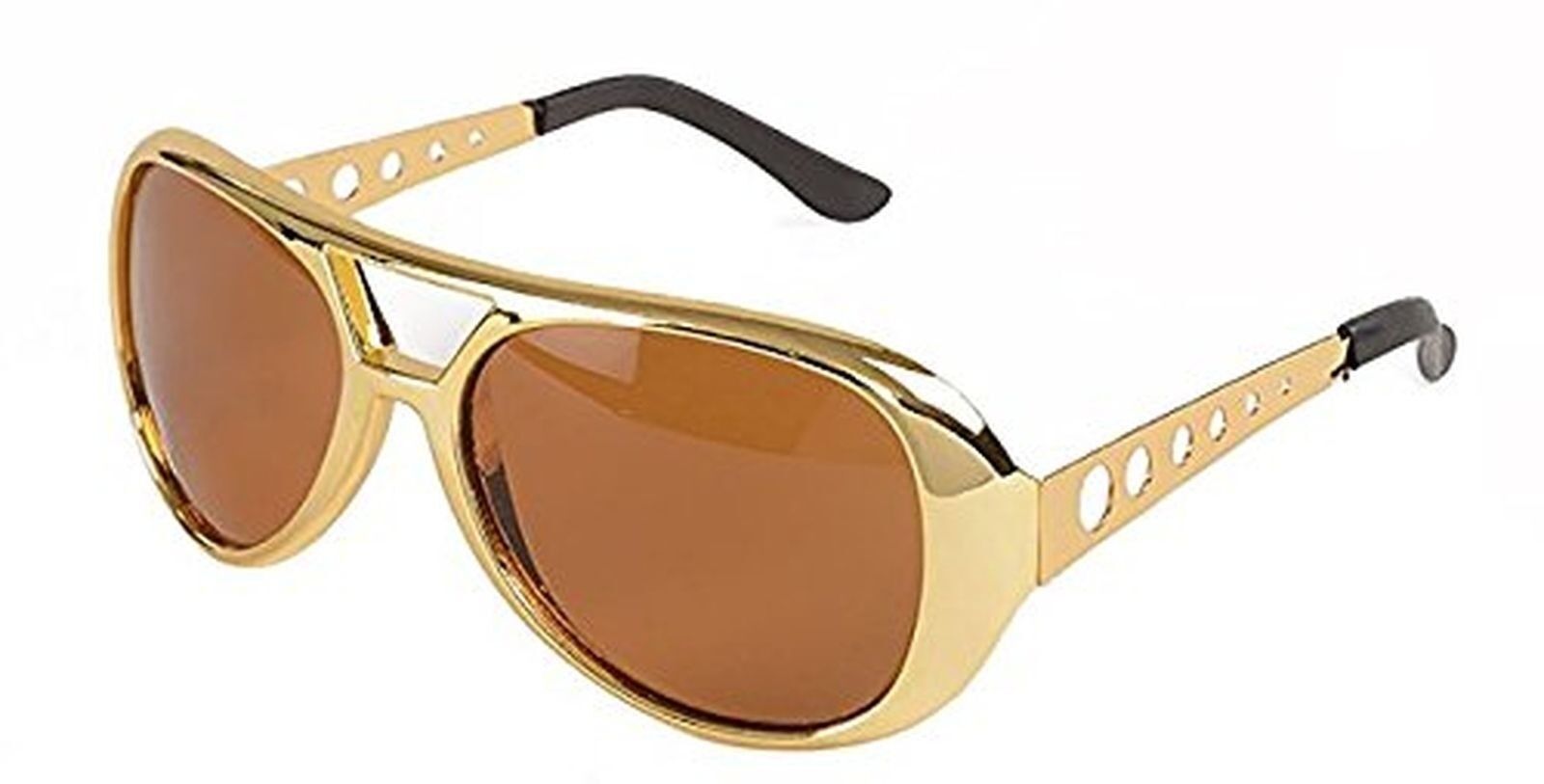 Elvis Glasses 50/’s 60/’s Style Rockstar Aviator Shades 2 Pairs by Bedwina Nautic Costume Party Vegas Rock Star Sunglasses