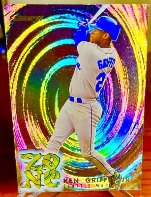 ✨1997 FLEER ZONE ⚾️ KEN GRIFFEY JR. ⚡️ZONE REFRACTOR #7/20 SP