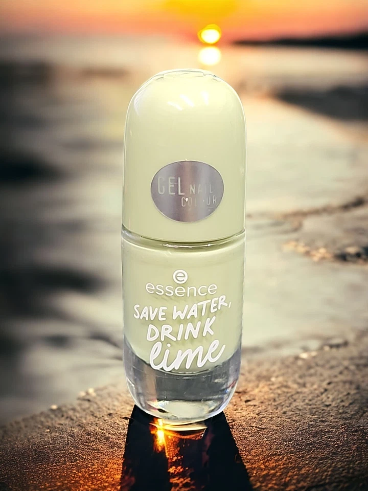 Essence Gel Nail Colour Nagellack 49 Save Water Drink Lime Vegan  Pastell Grün - Bild 2 von 4