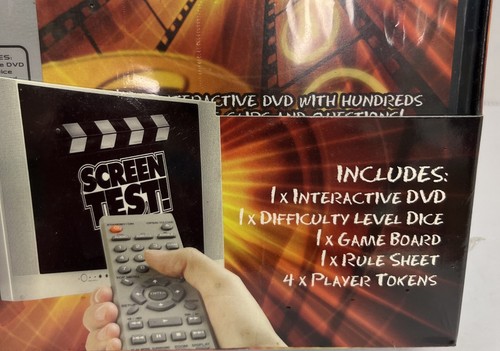 Screen Test Interactive DVD Movie Trivia Board Game /Movie Clips- New & Sealed - Picture 3 of 6