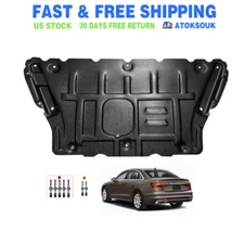 Thick Engine Splash Shield For Audi A4 2017-2023 Front Engine Guard Hard