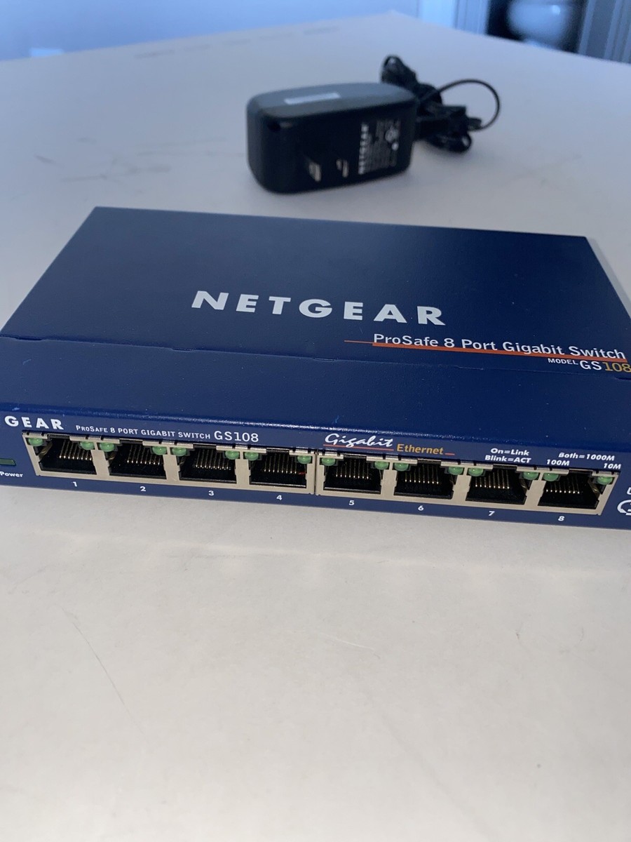NETGEAR 8-Port Gigabit Ethernet Smart Managed Plus ProSafe