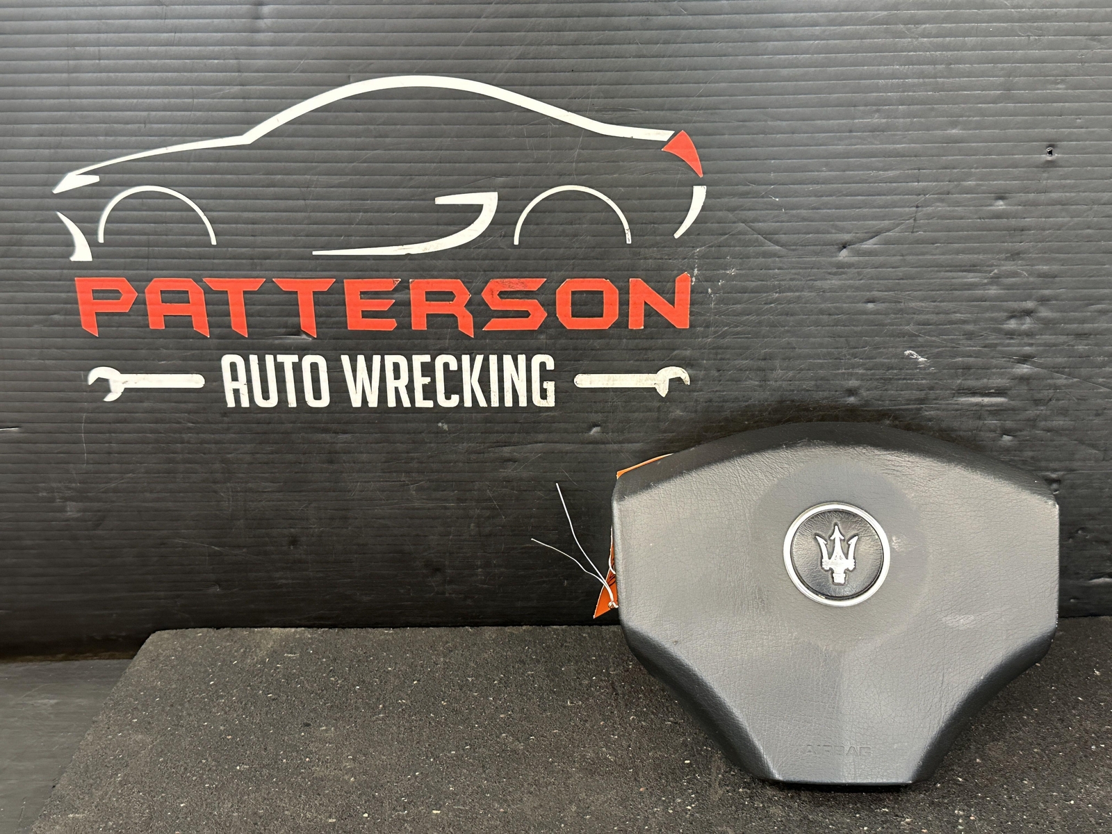 03-07 MASERATI COUPE GT DRIVER LEFT LH STEERING WHEEL AIR BAG INFLATOR 67592344