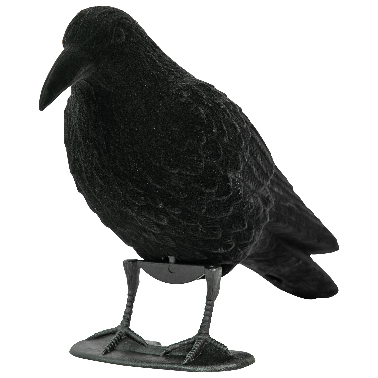 Nitehawk 99483 Full Body Flocked Crow Decoy with Stake (Pack of 4) for