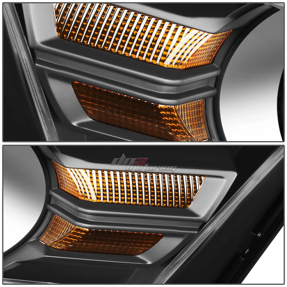 PARA 10-14 MUSTANG S-197 II CARCASA NEGRA FAROS CRISTALINOS + SEÑAL ÁMBAR Foto 3 de 4