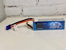 Gens Ace 3300mAh 22.2V 60C 6S Lipo Battery Pack with EC5 plug