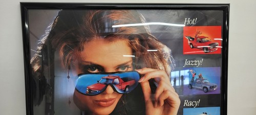 Vintage Lund Girl Truck Visor Racerback Promo Promotional Poster Get the Look - Picture 3 of 4