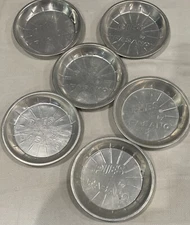 PIES BY FASANO - PO-7 8760 Pie Tin Pan 8-1/4” Americana 8-3/4"OD  6 Pack