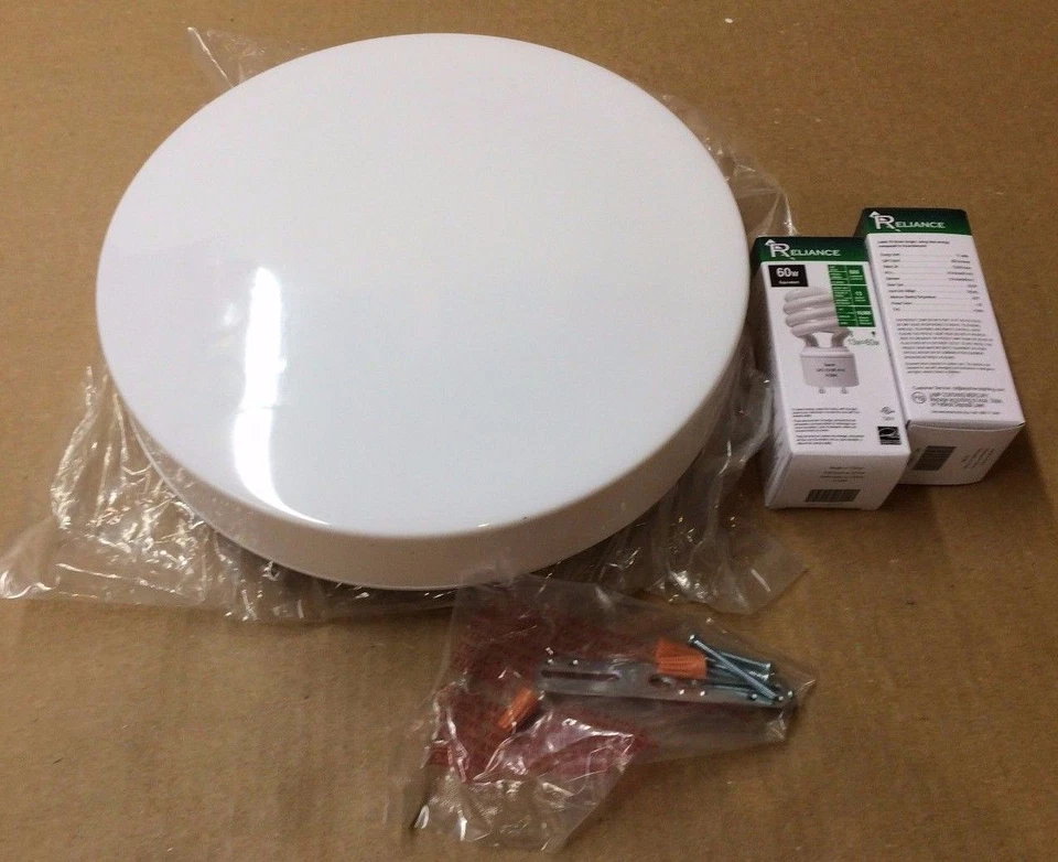  Epiphany Lighting Drum Ceiling Light Fixture Fluorescent / LED Lot of 6 - Image 2 of 4