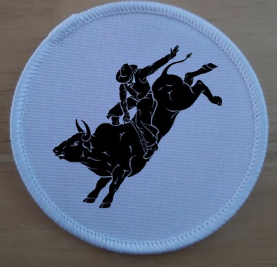 Rodeo Bull Riding Patch Aufnäher Abzeichen