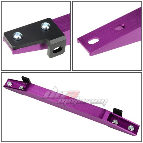 BILLET ALUMINUM PURPLE REAR LOWER SUSPENSION SUB-FRAME TIE BAR FOR 01-05 CIVIC - Picture 2 of 2