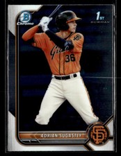 2022 Bowman #BCP-19 Adrian Sugastey Chrome Prospects Card San Francisco Giants