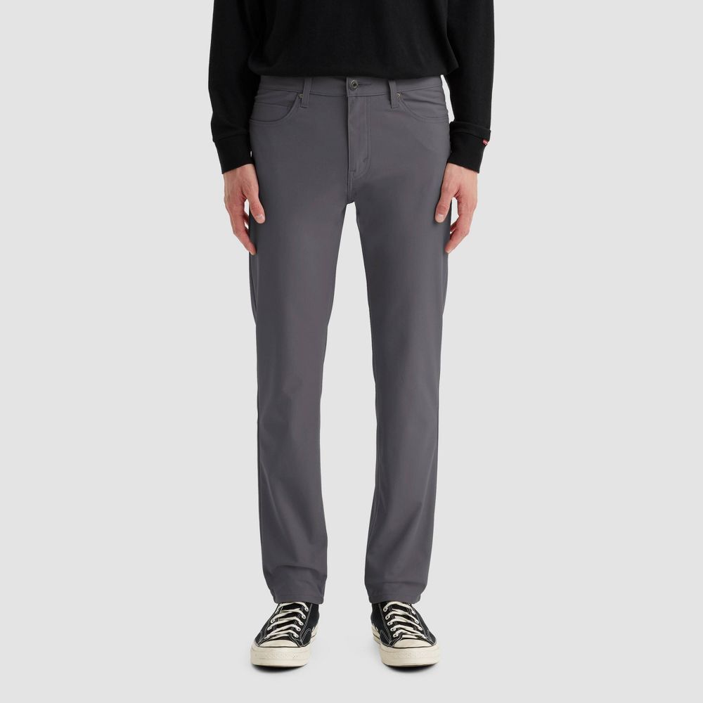 Брюки Levis Mens 511 Slim Tech с пятью карманами - Темно-серый 34x30