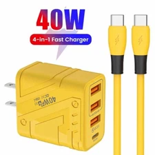 40W Fast Wall Charger Adapter & Cable For Google Pixel 8A 8 Pro 7A 7 Pro 6A 6 5