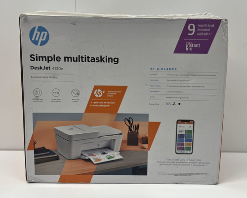 HP DeskJet 4130e A4 Farb-Multifunktions-Tintenstrahldrucker 26Q93B - Bild 2 von 10