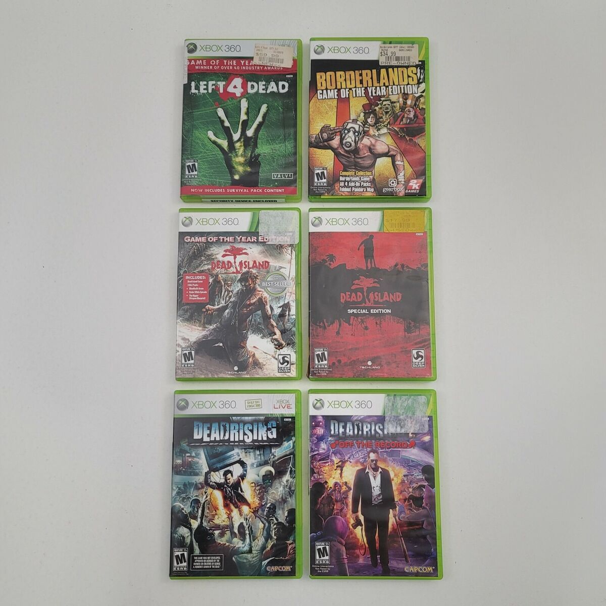 Lot of 6 Xbox 360 Games