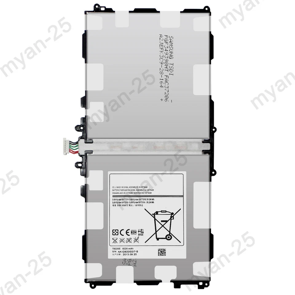 Battery For Samsung Galaxy Note 10.1 2014 Edition SM-P600 P601 P605 SM-P607T - Image 2 of 3