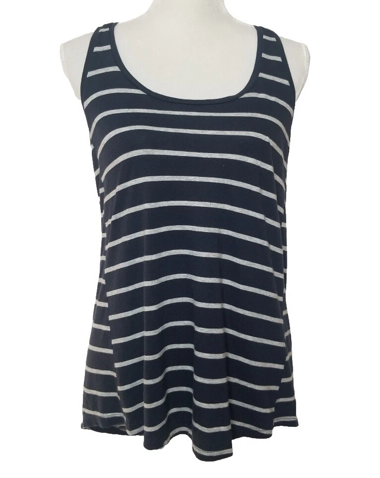 Regatas Vince algodão Listrado para mulheres