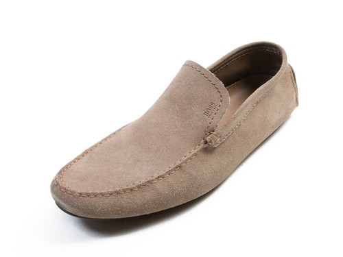Hugo Boss Sand Brown Driving Shoes 