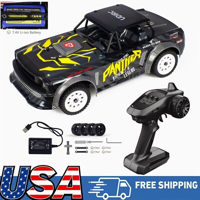 1:16 4WD Racing Car 30KM/H Fast Car 2.4Ghz Remote Control Drift Car Truck RTR US