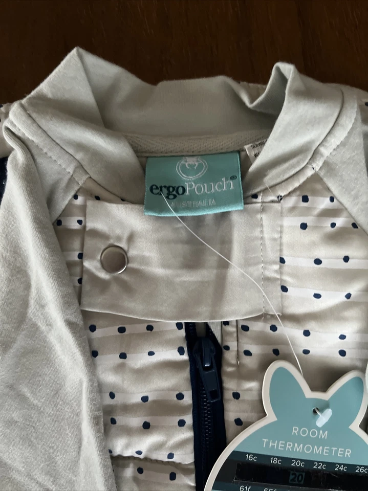 Traje de Dormir Bolsa Bebé Ergo Australia Orgánica 12-36 Meses 3.5 Tog Nuevo con Etiquetas Foto 2 de 4