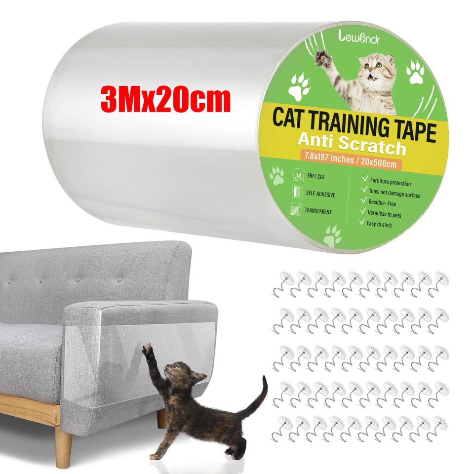 Pet Cat Scratch Guard Mat AntiScratch Scratching Post Sofa Furniture