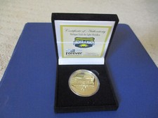 Rare University Of Michigan Football Under The Lights Gold Medallion With COA *