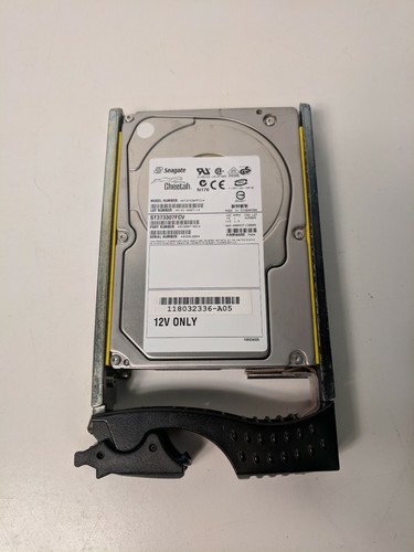 Seagate Cheetah ST373307FCV 73GB 3.5" Fiber Channel HDD With Tray