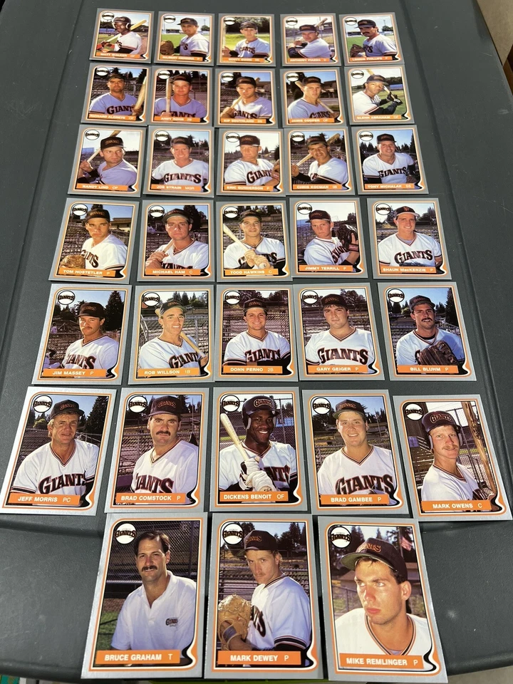 套装 2:1986 Smokey Bear Fresno Giants + 1987 太平洋埃弗雷特巨人队 — 第 2/4 张图片