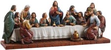 CB Avalon Gallery 16-Inch Last Supper Figurine Statue,Sculptures  Figurines