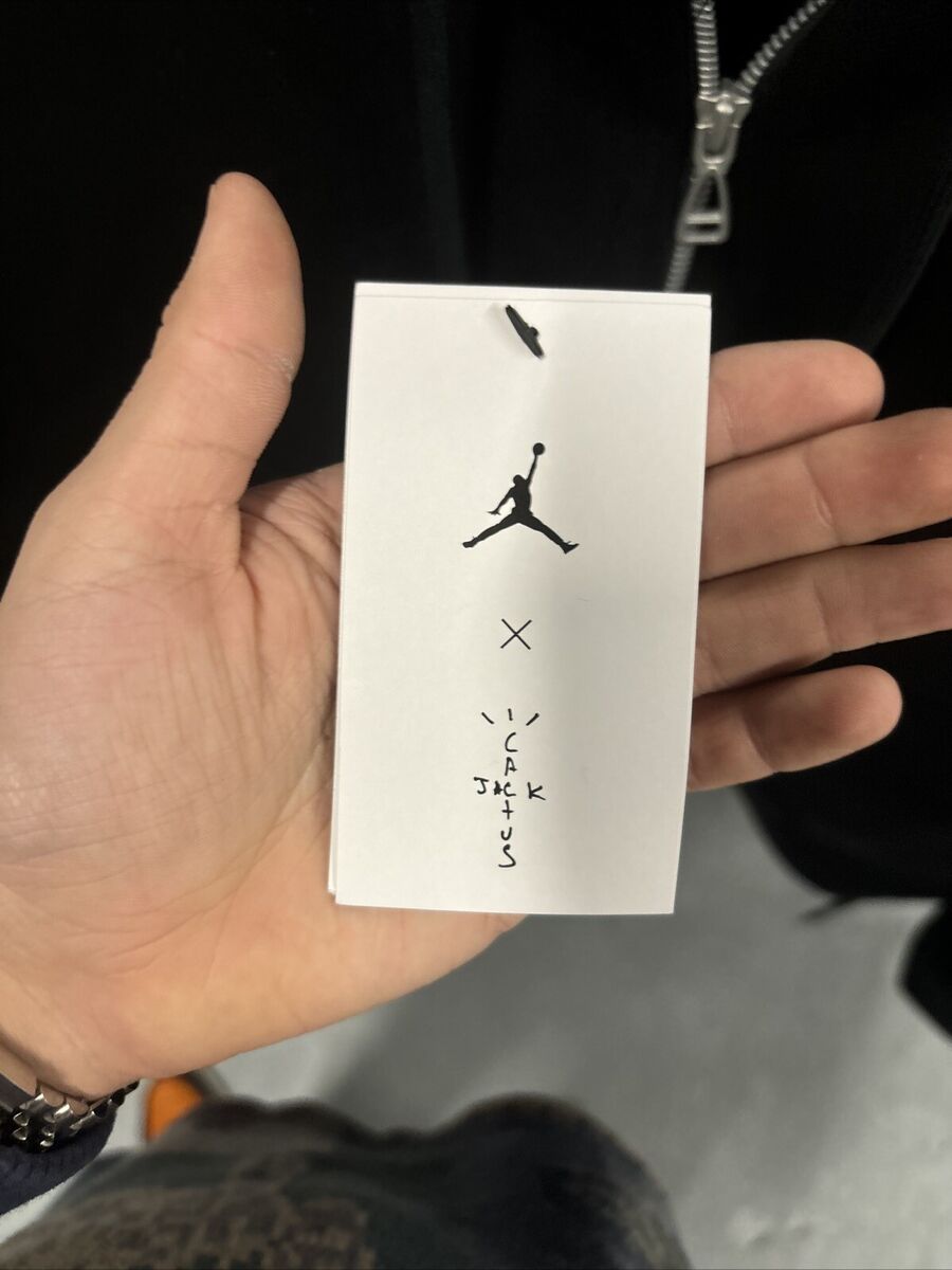 Air Jordan x Travis Scott 1/2 Zip Jacket 'Black' (DZ5488-010 Air Jordan x Travis Scott 1/2 Zip Jacket 'Black' (DZ5488-010