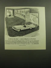 1960 Bigelow Carpet Ad - cartoon by Sid Hix - President Texas Drilling Inc.