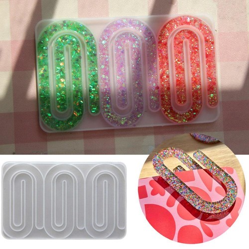 Clip Silicone Mold Bookmark Mold Paper Clip Shape Making Molds S3L1 - Picture 4 of 15