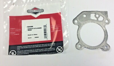 Original Briggs & Stratton Zylinderkopfdichtung 799586 obenliegende Ventilmotoren NEU