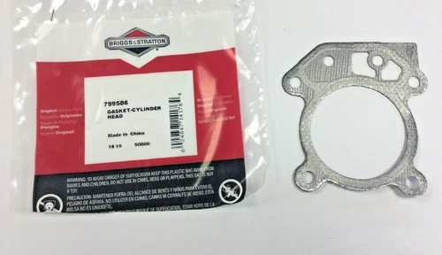 GENUINE BRIGGS & STRATTON CYLINDER HEAD GASKET 799586 overhead valve engines NEW