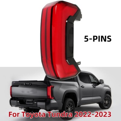 5 Pins For Toyota Tundra 2022 2023 2024 Right LED Tail Light Lamp 81560-0C200